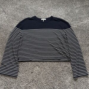 rag & bone Navy Crewneck Tee